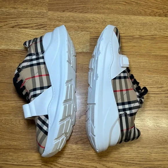 Men’s Regis Check Trainer Sneakers